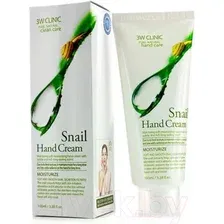 Крем для рук 3W Clinic Snail Hand Cream увлажняющий (100мл)