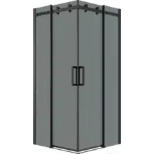 Душевой уголок Grossman Classic 80x80x195 300.K33.04.8080.21.10 (черный матовый/тонированное стекло)