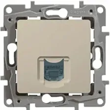 Розетка телефонная Legrand Etika 6 723 40 (слоновая кость)
