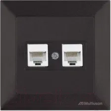 Розетка Mutlusan Daria 2120 138 0184 (черный)