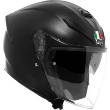 Мотошлем AGV K5 JET Evo E2206 21184A5002-003-M (M, Mono Matt Black)