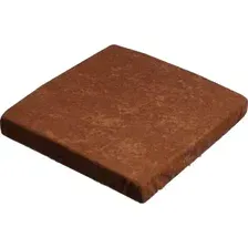 Подушка на стул MATEX Velours Cuadro / 57-482 (красно-коричневый)
