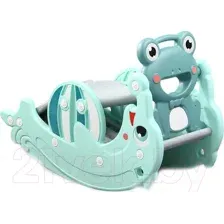 Качалка детская Perfetto Sport Дельфин / PS-037-М (ментол)