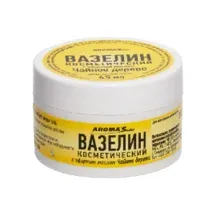 Вазелин косметический с эфирным маслом Aroma Saules Чайного дерева субстанция, 45 мл