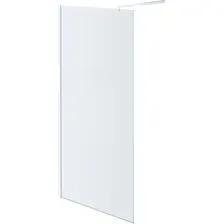 Душевая стенка Aquatek 100x200 AQ WIW 10020CH (хром/прозрачное стекло)
