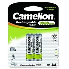Аккумуляторные батарейки Camelion AA, 1,2 В, 1000 мАч, 2 шт