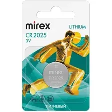 Батарейка Mirex CR2025 1 шт