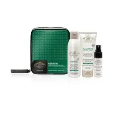 Alfaparf Milano Альфапарф Милано IL SALONE MILANO Keratin Дорожный набор с кератином для поврежденных и ослабленных волос Шампунь,100млМаска,75млСпрей,18мл
