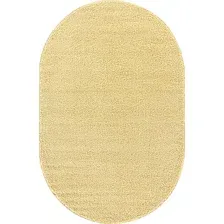 Ковер для жилой комнаты Merinos Lana T600-OVAL-YELLOW 2 (1x2)