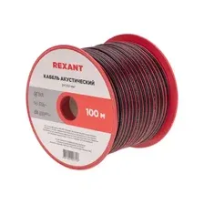 кабель акустический! 2х1.00мм2, красно-черный, бухта 100м\ 01-6105-3 REXANT