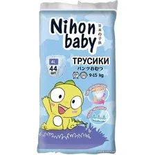 Трусики-подгузники Nihon Baby 4L 9-15 кг (44 шт)