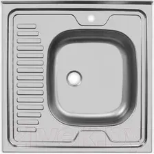 Мойка кухонная Ukinox STD600.600 5C 0RS (с сифоном)