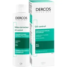 VICHY DERCOS Technique Oil Control Регулирующий шампунь-уход для жирных волос, 200 мл