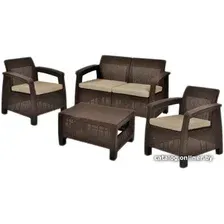 Комплект Keter Corfu Set, коричневый