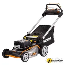 Газонокосилка Worx WG761E (с 4-мя АКБ)