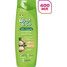 Шампунь для волос Wash&Go для поврежденных волос с маслом ши (400мл)