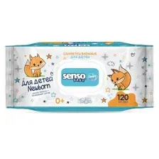 Влажные салфетки SENSO BABY Simple 120 шт.