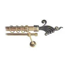 Карниз для штор Lm Decor Кения 023 2р гладкий 25/16мм (антик, 1.8м)