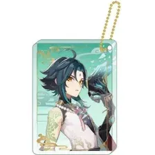 Брелок miHoYo Characters Acrylic Block Strap. Xiao GEN125
