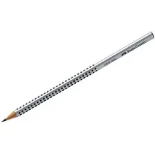 Простой карандаш Faber Castell Grip 2001 117002 (2B, серебристый)