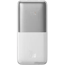 Внешний аккумулятор Baseus Bipow Pro Digital Display Fast Charge 20W 10000mAh (белый)