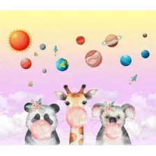 Фотообои листовые Citydecor Bubble Gum 7 (300x260см)