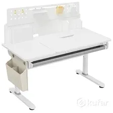 Парта Растущая мебель Smart 120 Plus: стол E902, полка Wooden Space, накладка E511