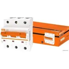 Выключатель автоматический TDM Electric ВА 47-125 3Р 25А (С) 15кА SQ0208-0076