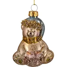 Елочная игрушка Erich Krause Decor. Медвежонок с барабаном / 64411
