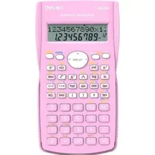 Калькулятор Deli Core / D82MS (розовый)