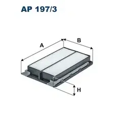 Фильтр воздушный FILTRON AP 197/3