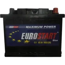 Автомобильный аккумулятор Eurostart Blue (60 А/ч)