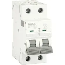 Выключатель автоматический GEYA GYM9-2P-63B 2P 63A B 6kA 2M GYM92P63B