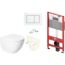 Унитаз подвесной Saniteco KW-9003W Single Hole + TECE Kit 9400413
