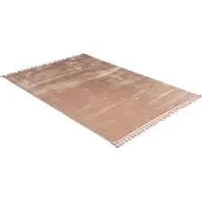 Ковер для жилой комнаты Karven Post Dokuma Sacakli 160x230 KV 035 (Kahve/темно-бежевый)