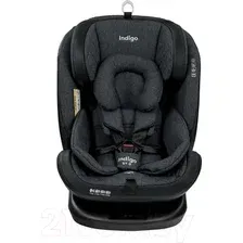 Детское автокресло Indigo Aero Isofix ST-3 (темно-серый лен)