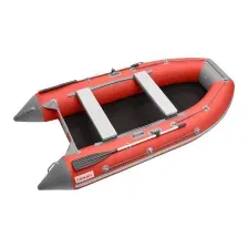 Моторная лодка Roger Boat Hunter 3000 (без киля, красный/серый)