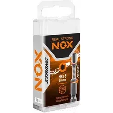 Набор бит Nox Strong Torsion E6.3 Hex-6-50 338650 (10 шт)