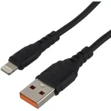 Кабель GoPower GP06L USB Type-A - Lightning (1 м, черный)