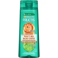 Шампунь для волос FRUCTIS укрепляющий Рост во всю силу Красный апельсин,  400 мл
