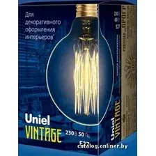 Лампочка Uniel IL-V-G80 E27 60 Вт UL-00000478