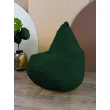 Кресло-мешок Flagman Груша Софт 130*85  XL GXL.1-05 (темно-зеленый)
