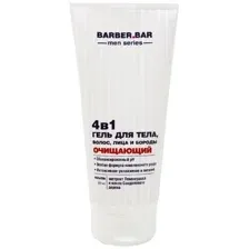 Barber.Bar Гель для тела Men Для тела волос лица и бороды 4-в-1 очищающий 200 мл