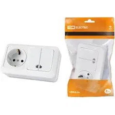 Розетка TDM Electric Ладога SQ1801-0104 (белый)