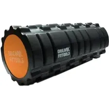 Массажный ролик-валик Original FitTools FT-DOUBLE-ROLL (черный)