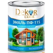 Эмаль Dekor ПФ-115 1.8 кг (черный)
