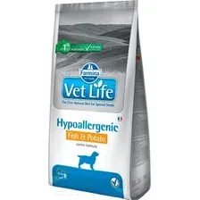 Сухой ветеринарный корм для собак Farmina Vet Life Hypoallergenic Fish & Potato (2кг)