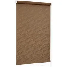 Рулонная штора Delfa Сантайм Жаккард Веда СРШ-01М 827 (52x170, какао)