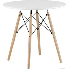 Кухонный стол Stool Group Eames DSW D90 (белый)