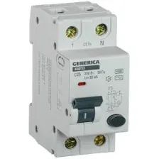 Дифференциальный автомат АВДТ 32 C25 GENERICA MAD25-5-025-C-30